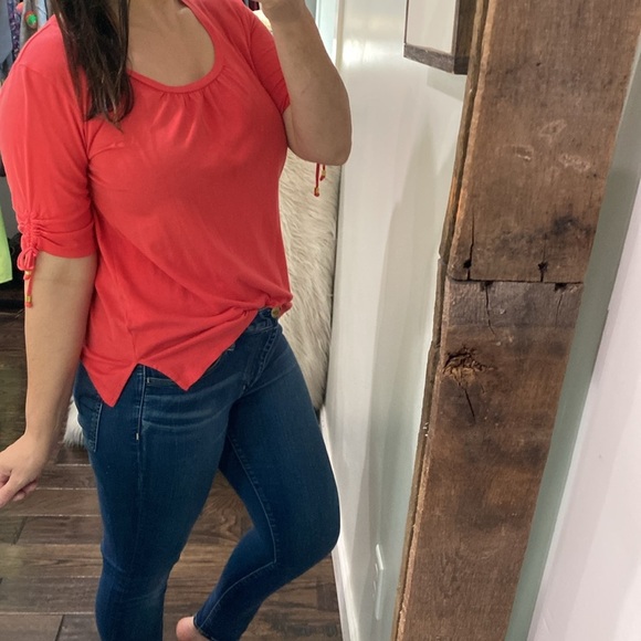 Michael Michael Kors red top size large - Picture 2 of 7